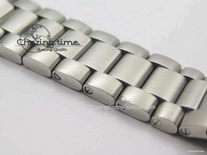 0119 Planet Ocean GMT 42mm V6F Best Edition Black Dial Silver Markers On SS Bracelet A Casual 8273